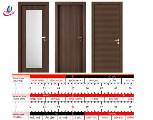 Kích thước cửa phòng ngủ hợp phong thủy