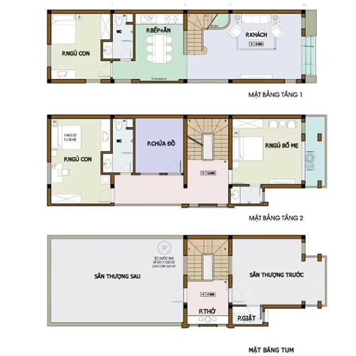 Lưu ý khi thiết kế bản vẽ nhà 2 tầng