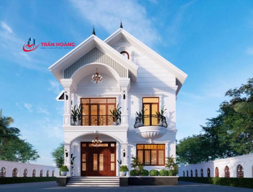 Mẫu nhà cổ điển 2 tầng