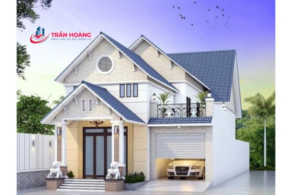 Mẫu nhà gác lửng mái Thái
