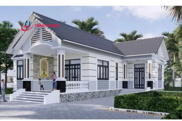 Mẫu nhà mái Thái chữ L