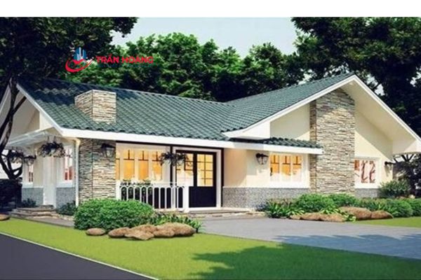 Nhà vườn chữ L trang nhã