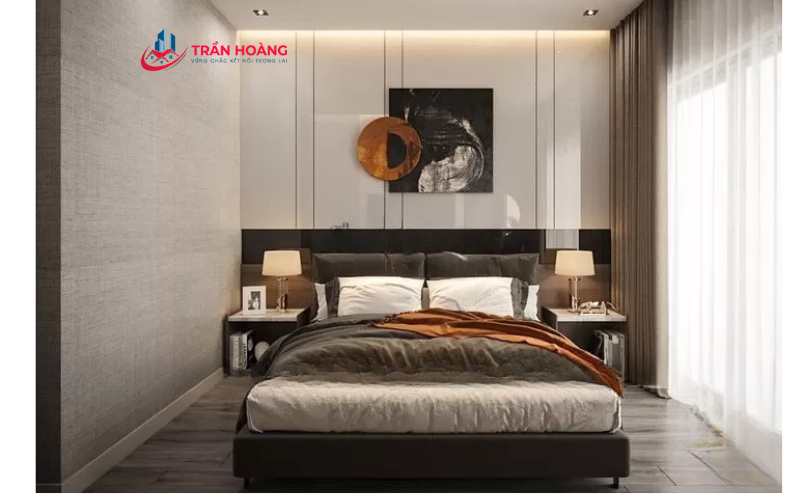 Căn phòng ngủ dự án Sunset Hòa Bình NT2103