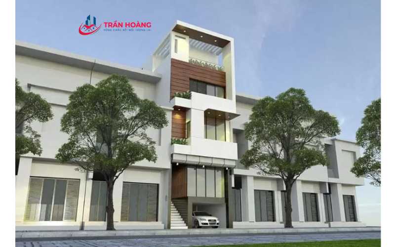 Nhà phố có tầng bán hầm