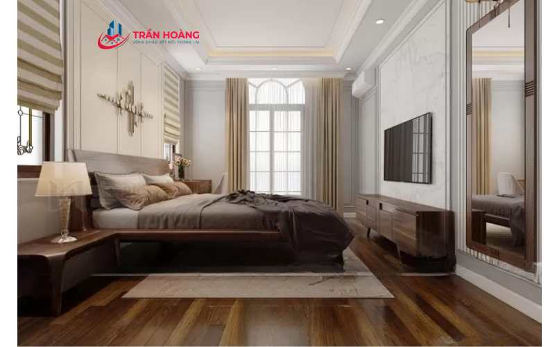 Phòng ngủ hiện đại tối giản cho biệt thự BT2019