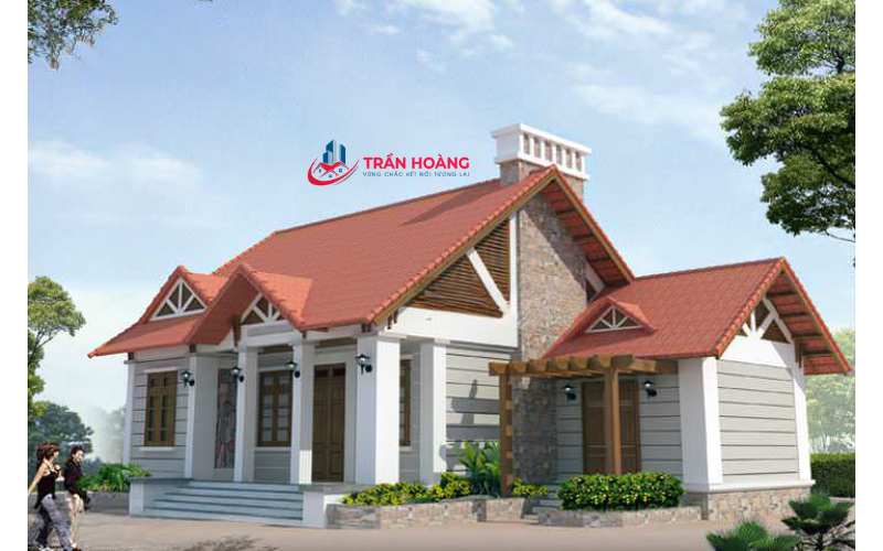 Kiểu mái Thái giữ tinh thần kiến trúc nhà cổ