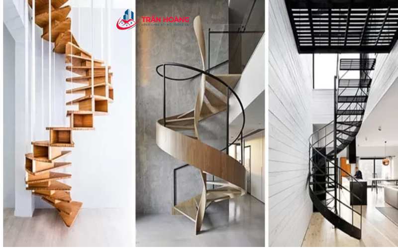 Kết hợp thêm nhiều đường cong vào trang trí nội thất nhà trên đất góc xéo 