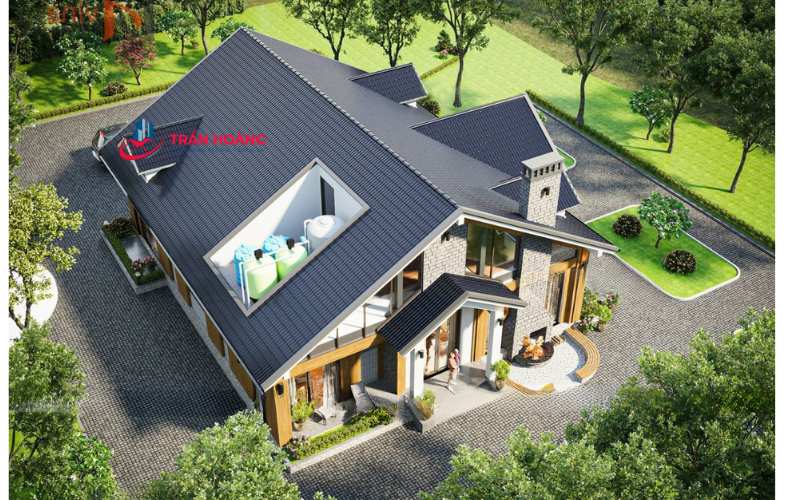 Cảnh quan xung quanh xanh mát