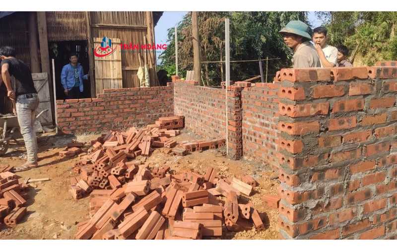 Xây nhà không đổ cột dễ dàng thực hiện cho cả thợ mới vào nghề