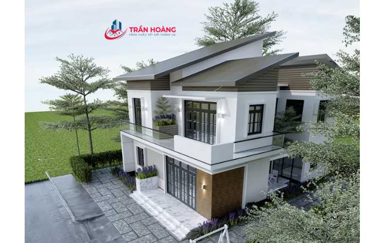 Gợi ý một số mẫu nhà 2 tầng không đổ cột đẹp nhất 2025