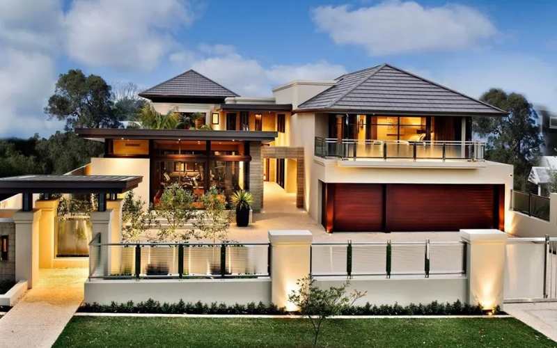 Biệt phủ kiểu Nhật Bản 4 mặt tiền