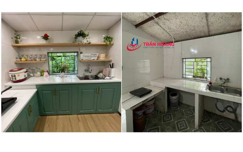Cải tạo không gian phòng bếp