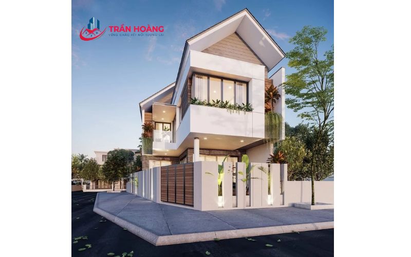 Chiều cao nhà phố 2 tầng