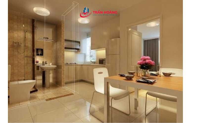 Đặt nhà vệ sinh_phòng tắm ở chính giữa ngôi nhà