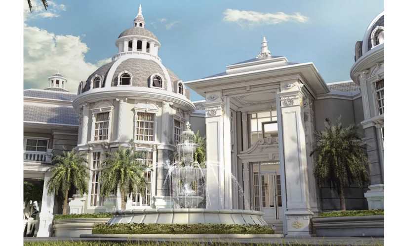 Dinh thự tân cổ điển 4 mặt tiền