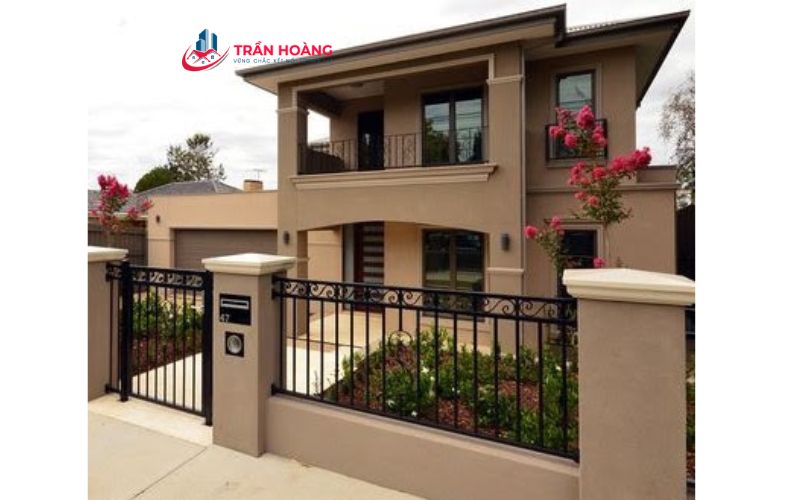 Nhà biệt thự có sơn nhà hợp mệnh thổ