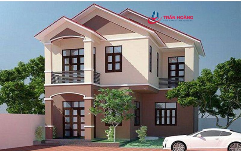 Nhà phố có màu sơn hợp mệnh thổ