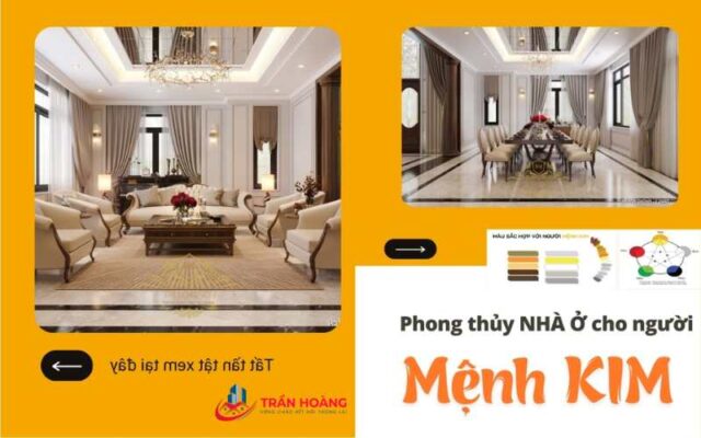 Phong thủy nhà ở cho người mệnh kim